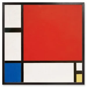 Composition in Red Blue and Yellow